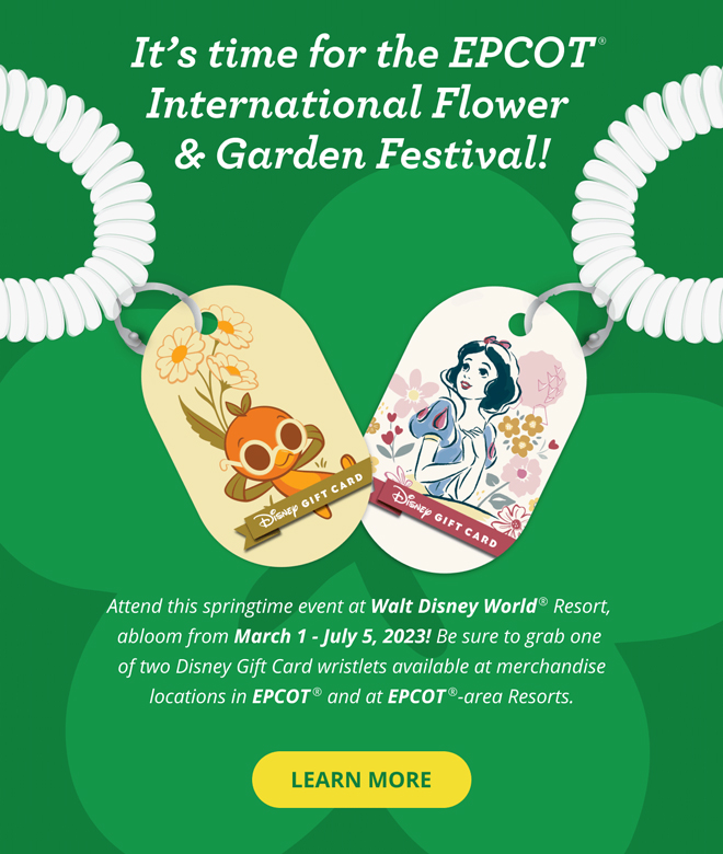 LEARN MORE - It's time for the EPCOT® International F&G…