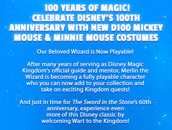 Celebrate Disney's 100th Anniversary With New D100 Mickey Mouse & Minnie Mouse Costumes