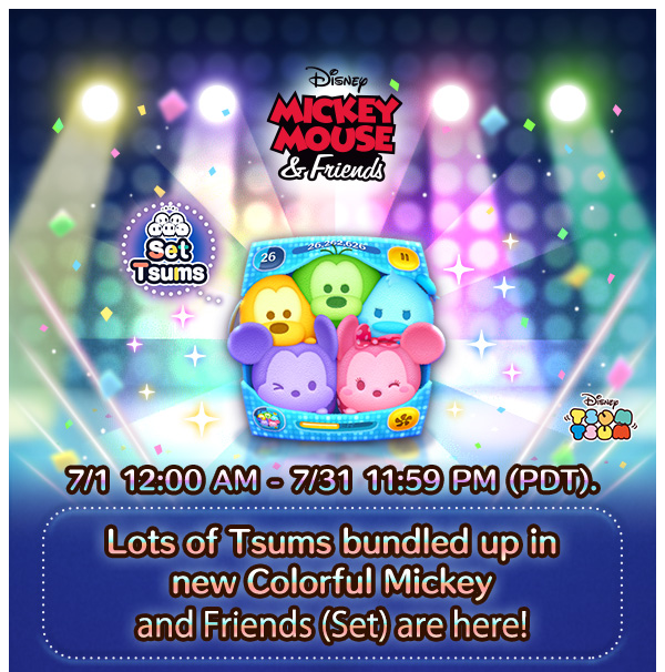 New Colorful Mickey and Friends (Set)