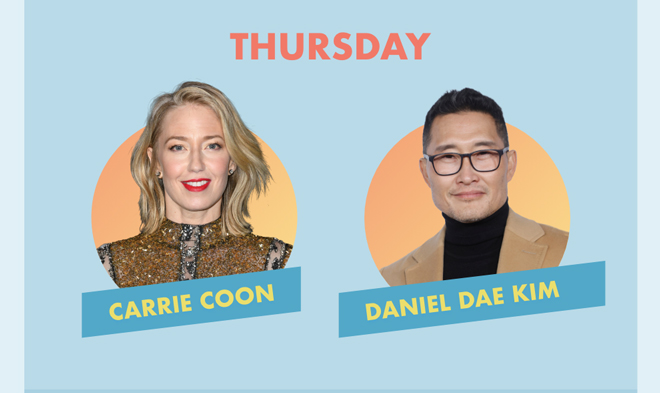 Thursday - Carrie Coon & Daniel Dae Kim