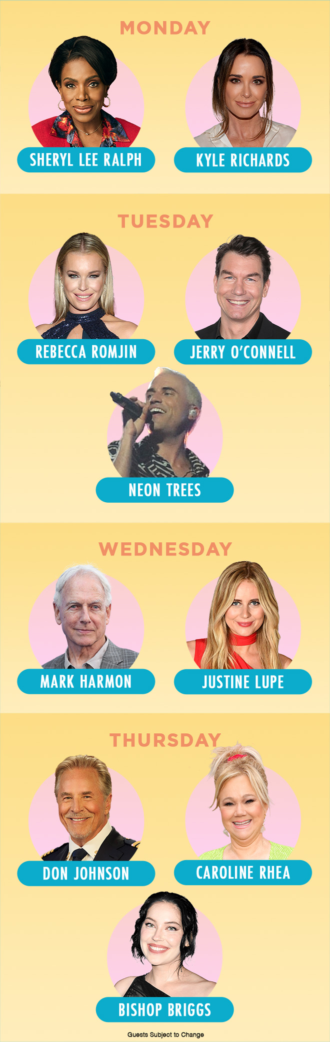 Live With Kelly & Mark Guests