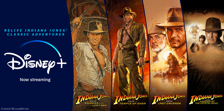 Indiana Jones Disney Plus Banner
