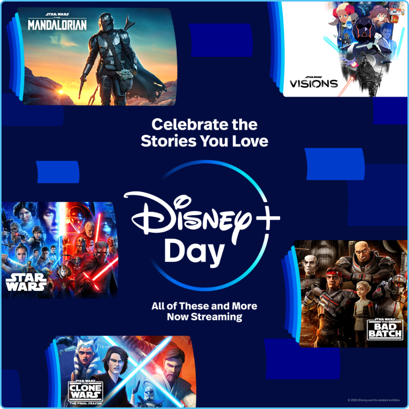 Celebrate the Stories You Love - Disney+ Day - All of These and More Now Streaming