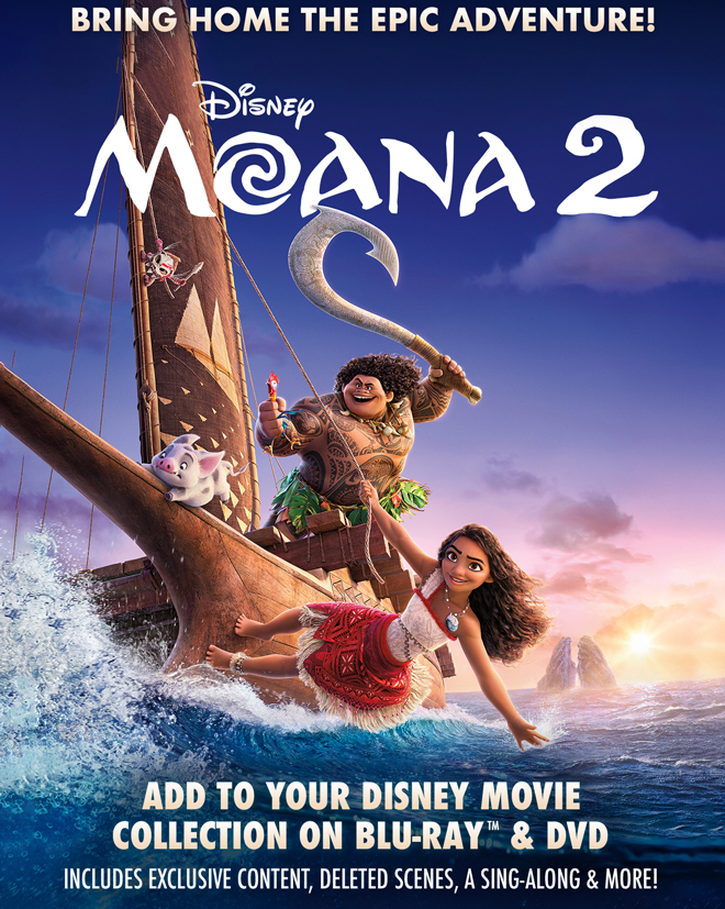 Disney Moana 2 | Add To Your Disney Movie Collection on Blu-Ray(TM) & DVD