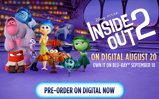 Disney Pixar Inside Out 2 Pre-Order On Digital Now