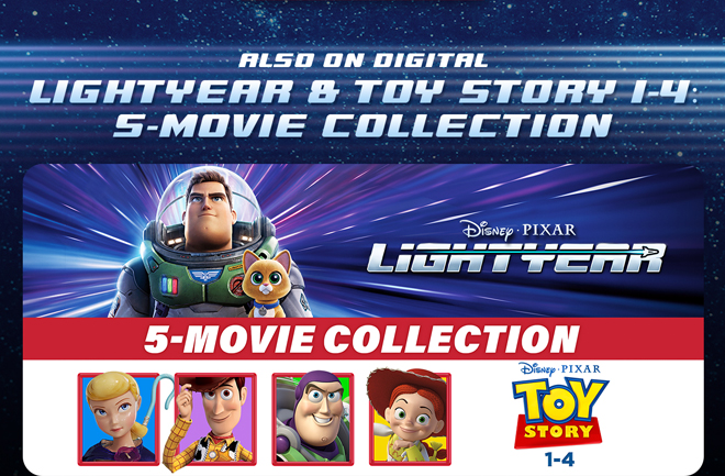 LightYear & Toy STory 1-4: 5-Movie Collection