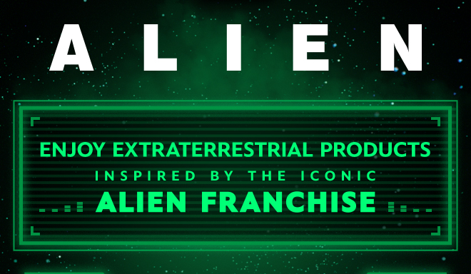Alien Enjoy Extraterrestrial Products Inspired by the Iconic Alien Franchise