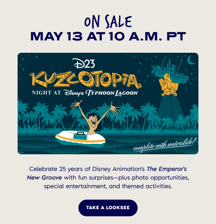 On Sale May 13 at 10am PT | TAKE A LOOKSEE