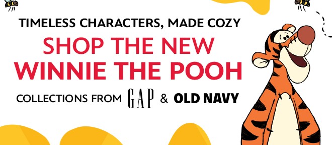 Timeless characters, made cozy | Shop the new Winnie the Pooh collections from GAP and Old Navy