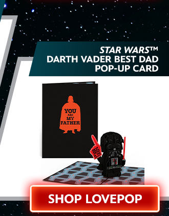 Darth Vader Best Dad Pop-Up Card | Shop Lovepop