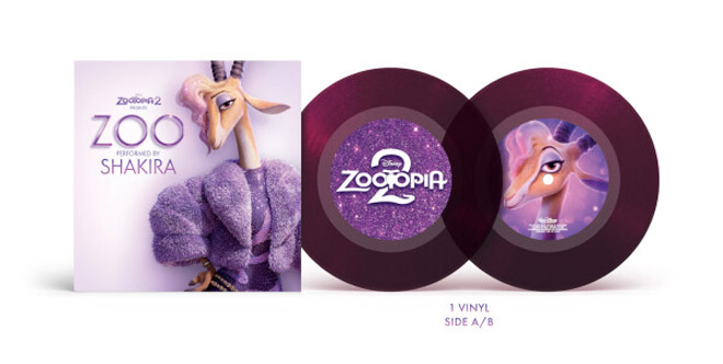 Shakira Zoo from Zootopia 2 Vinyl Single