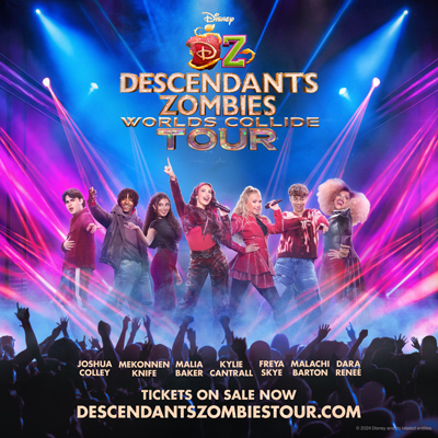 Check out the awesome merch before you experience the Descendants/ZOMBIES: Worlds Collide Tour!