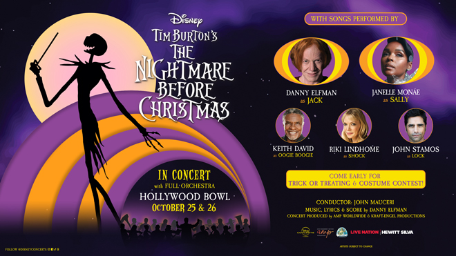 Disney Tim Burton's The Nightmare Before Christmas in Concert at the Hollywood Bowl