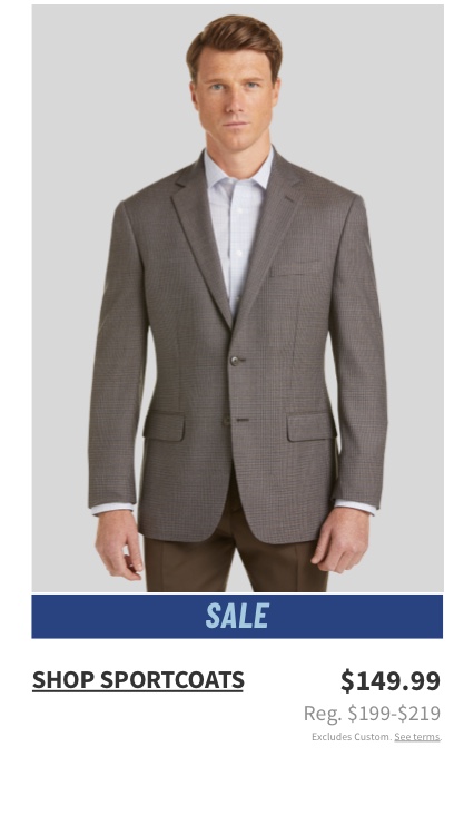 Executive Collection Traditional Fit Check Sportcoat