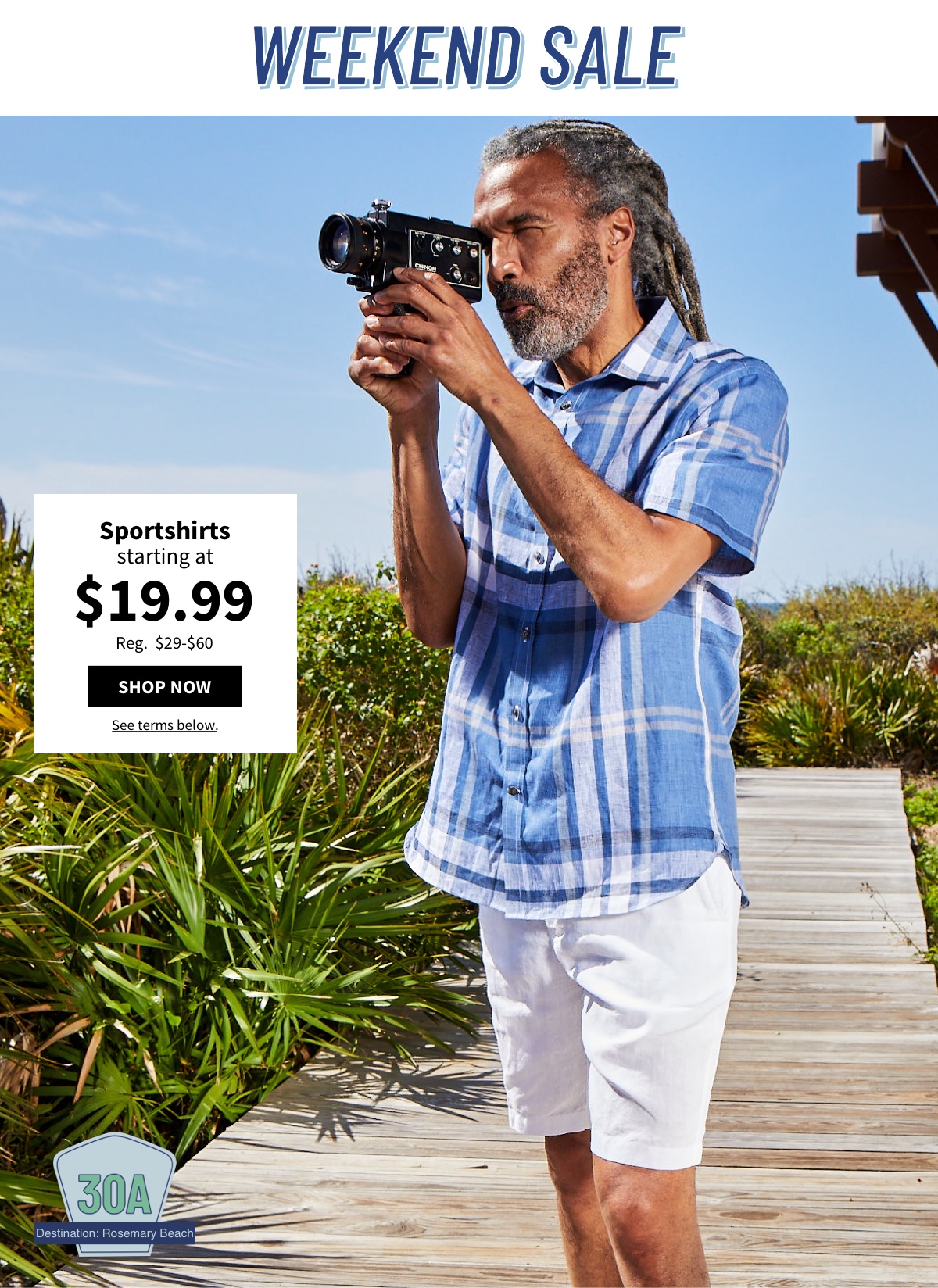 Sportshirts starting at $19.99