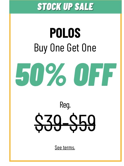 Shop Buy One Get One 50% off Polos