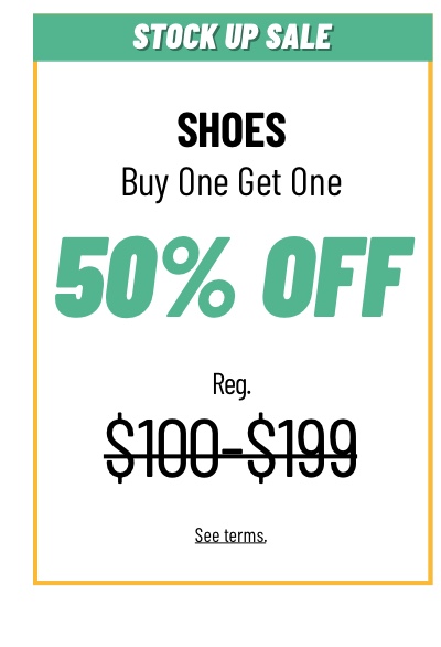 Shop Buy One Get One 50% off Shoes