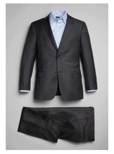 suit image top and folded pants