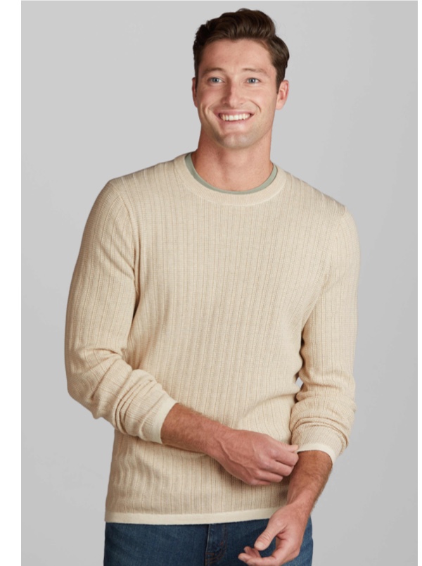 man in oatmeal sweater