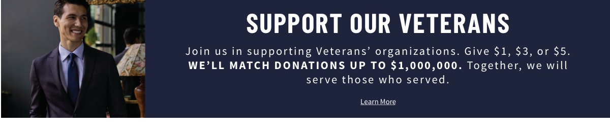 Support our veterans learn more