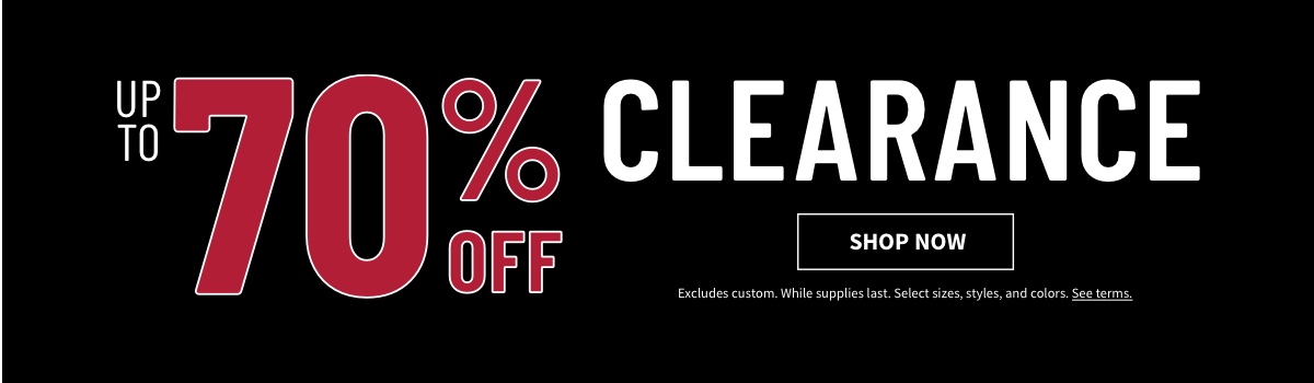 Clearance 70% Off Shop Now