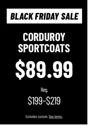 Sportcoats $89.99
