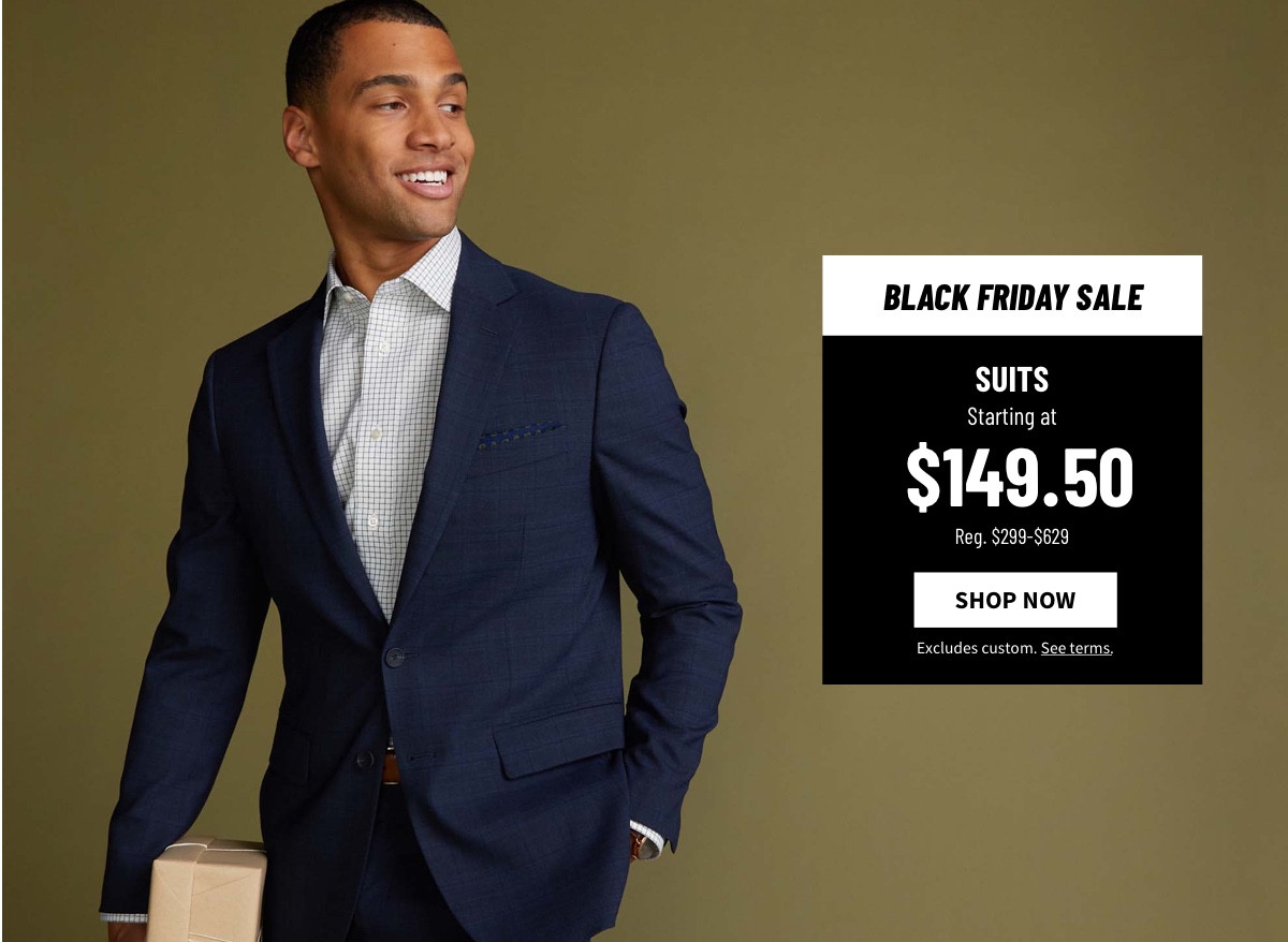 Suits Starting at $149.50