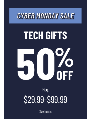 Tech Gifts 50% off