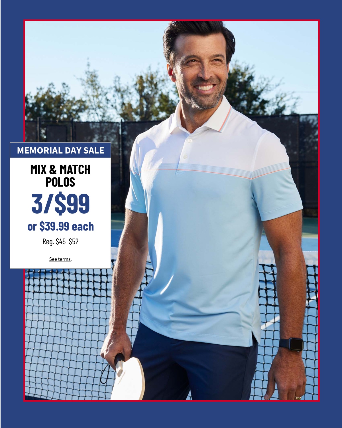 Mix and Match Polos 3/$99 or $39.99 each