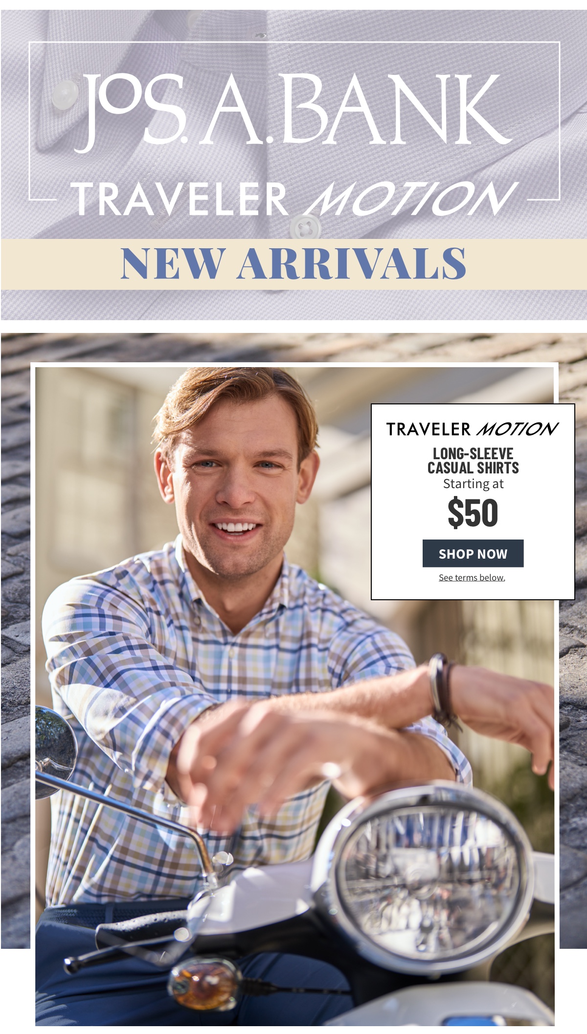 Traveler Motion New Arrivals Traveler Motion Long-Sleeve Casual Shirts Starting at $55 Shop Now See terms below.