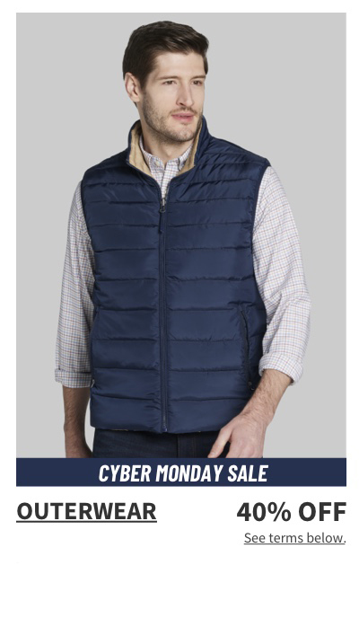 Outerwear 40% off See terms below.