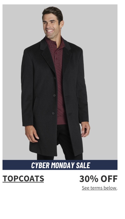 Topcoats 30% Off See terms below.