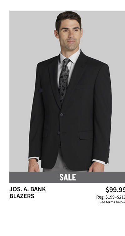 Jos. A. Bank Blazers $99.99 (reg. $199-$219) See terms below.