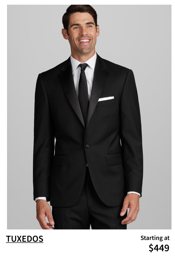 Tuxedos Starting at $449 Shop Now