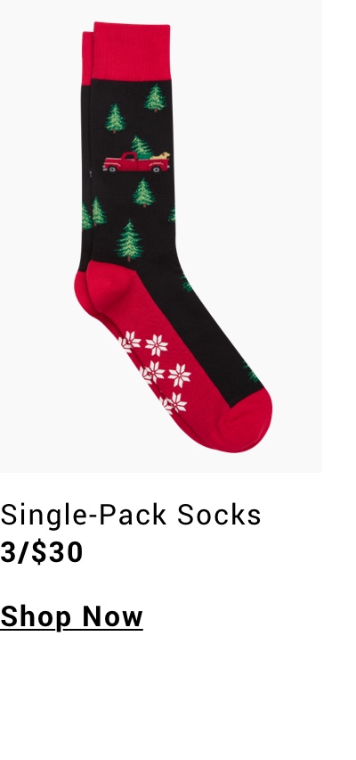 Cta: Single Pack Socks 3 for 30