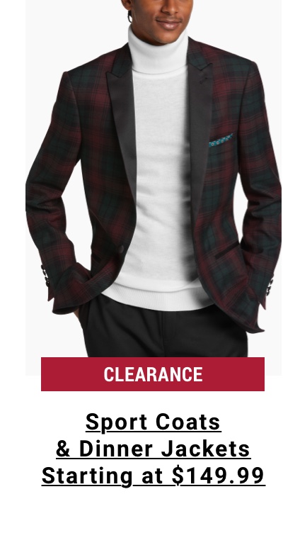 Clearance Sport Coats Jackets