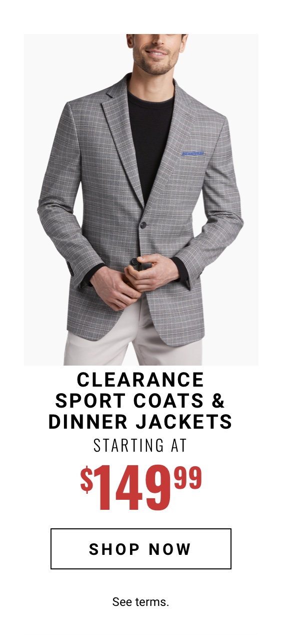 Shop sport coats starting at 99 99