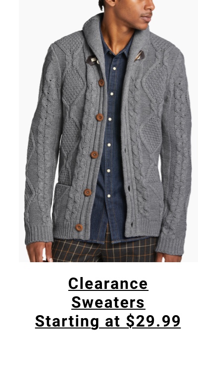 Clearance Sweaters Starting at 19 99