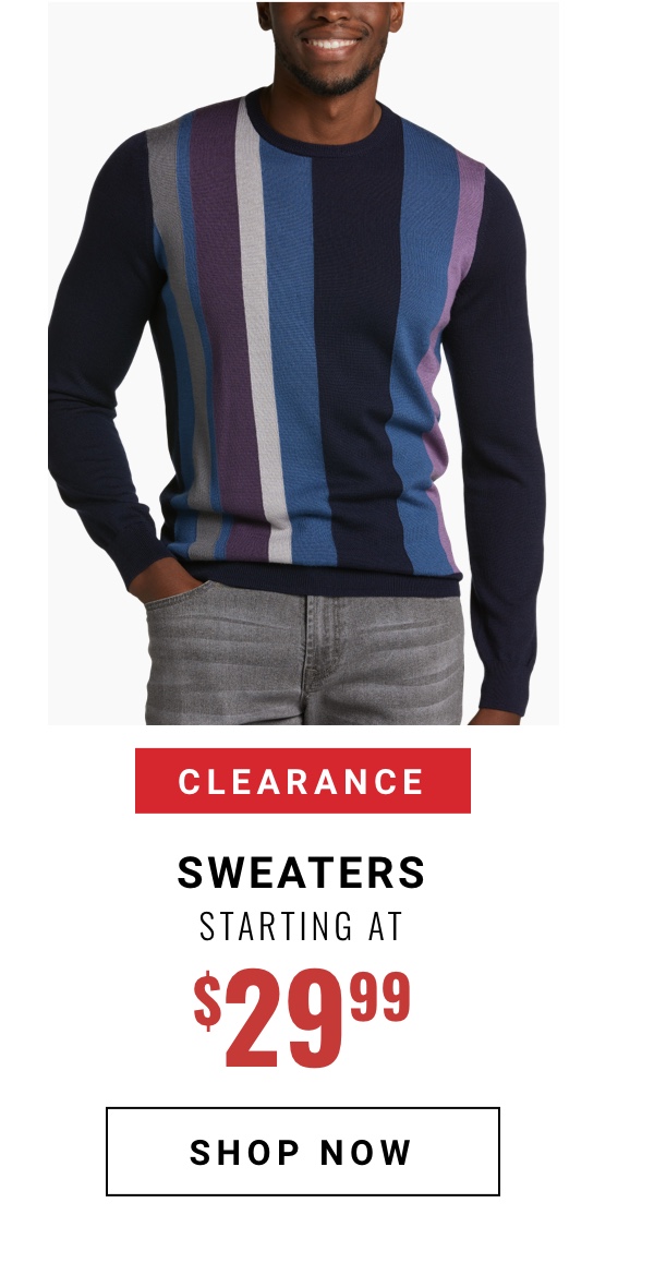 Clearance Sweaters 34 99