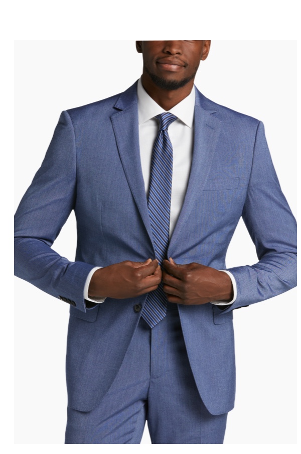 Egara Slim Fit 2 Piece Tic Pattern Suit