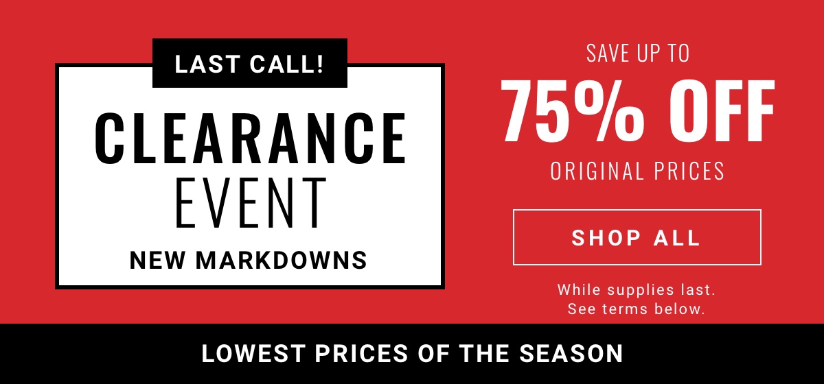 Save up to 75 Percent Off Original Prices