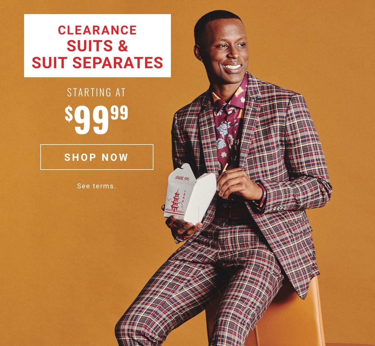 Clearance Suits and Suit Separates Starting at 99 99