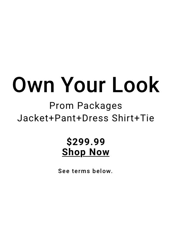 Prom packages $299 99