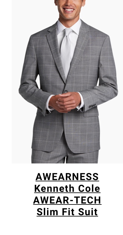 AWEARNESS Kenneth Cole AWEARTECH Slim Fit Suit