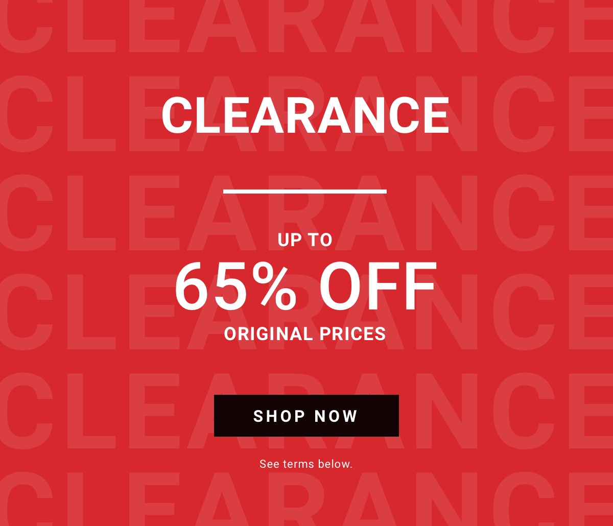 Clearance up to 65 percent Off
