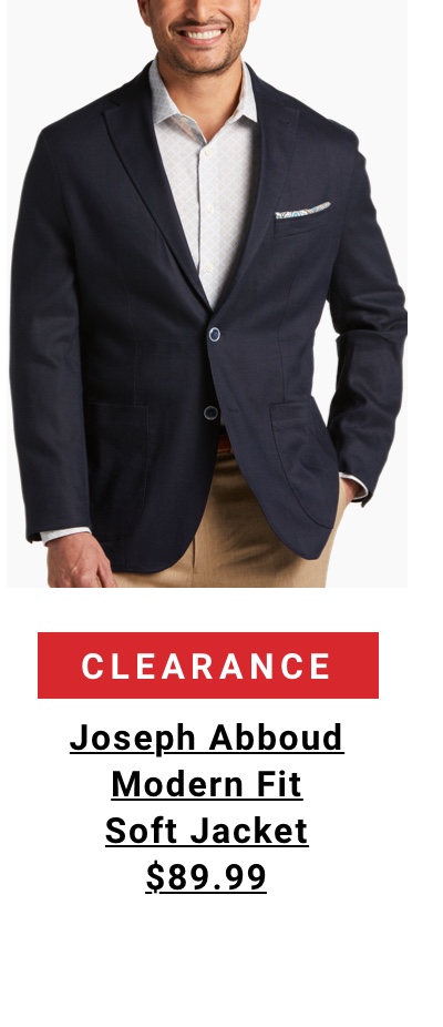 Joseph Abboud|Modern Fit Linen Jacket $89.99