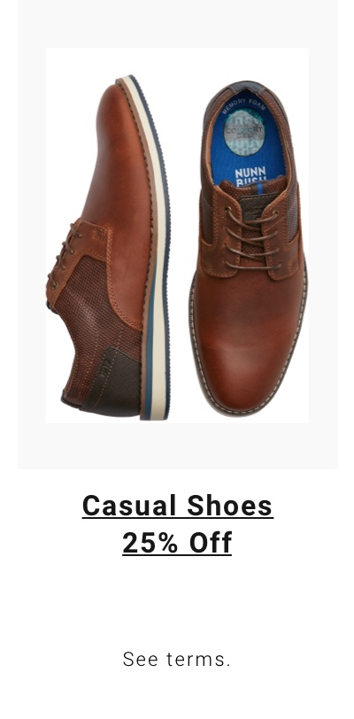 Casual Shoes 25% Off