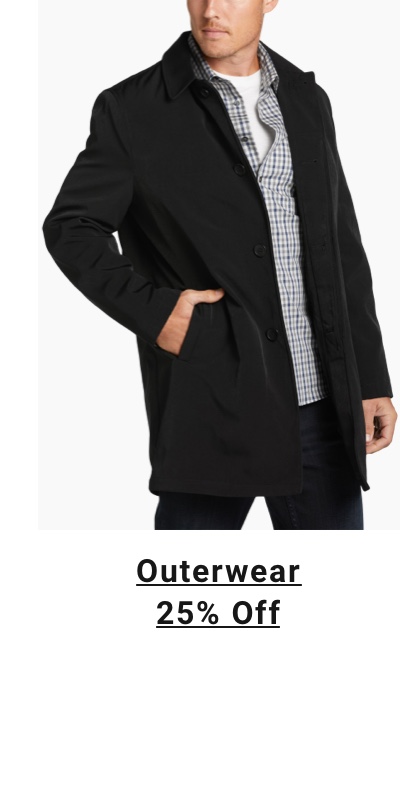 Outerwear 25% Off