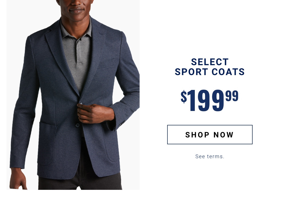 Select Sport Coats|$199.99