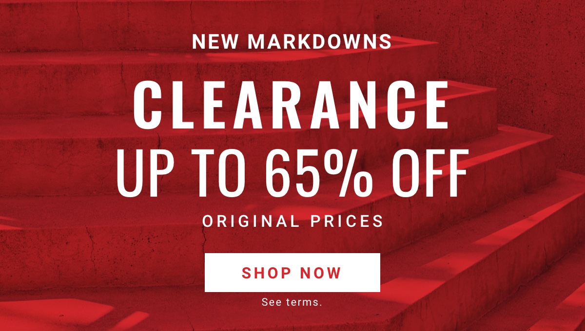 New Markdowns|Clearance Up to 65% Off|Original Prices